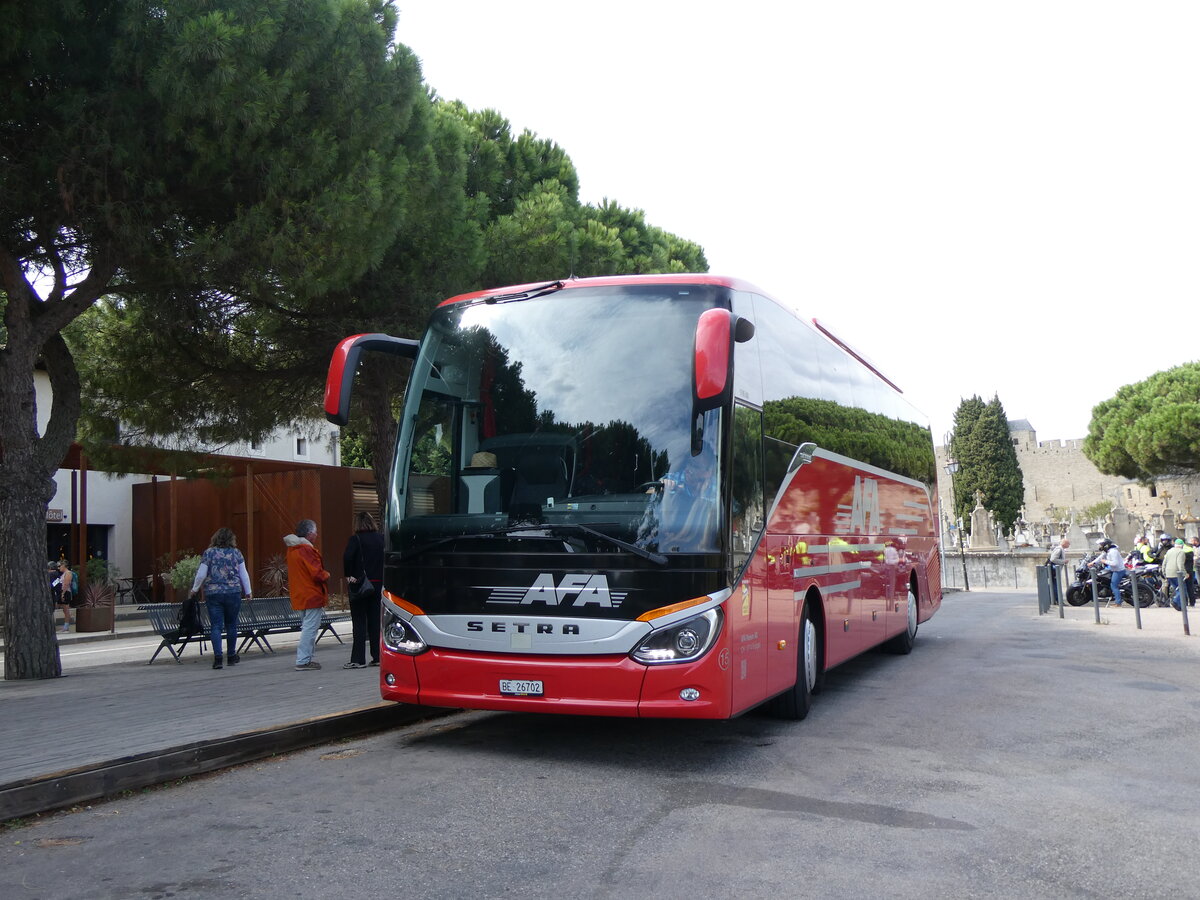 (267'354) - Aus der Schweiz: AFA Adelboden - Nr. 15/BE 26'702 - Setra am 20. September 2024 in Carcassonne, Cit Mdivale