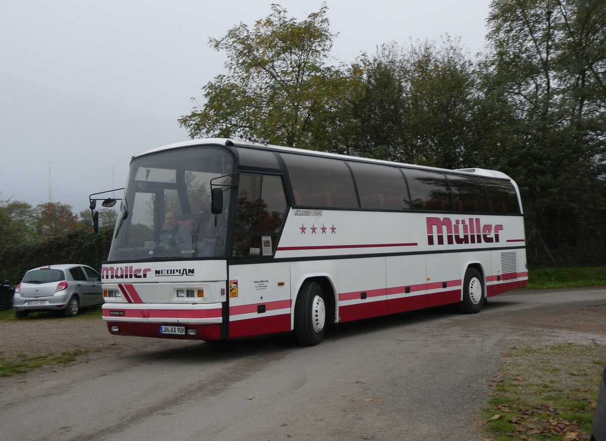 (268'657) - Aus Deutschland: M�ller, Heiden (Auw�rter) - LAN-KA 90H - Neoplan am 26. Oktober 2024 in Kintzheim, Cigoland
