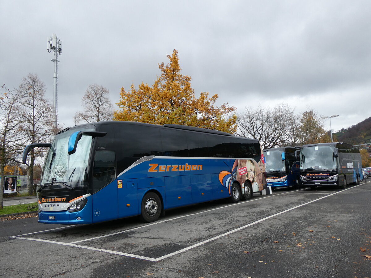 (269'139) - Zerzuben, Visp-Eyholz - Nr. 11/VS 55'832 - Setra am 12. November 2024 in Thun, Seestrasse