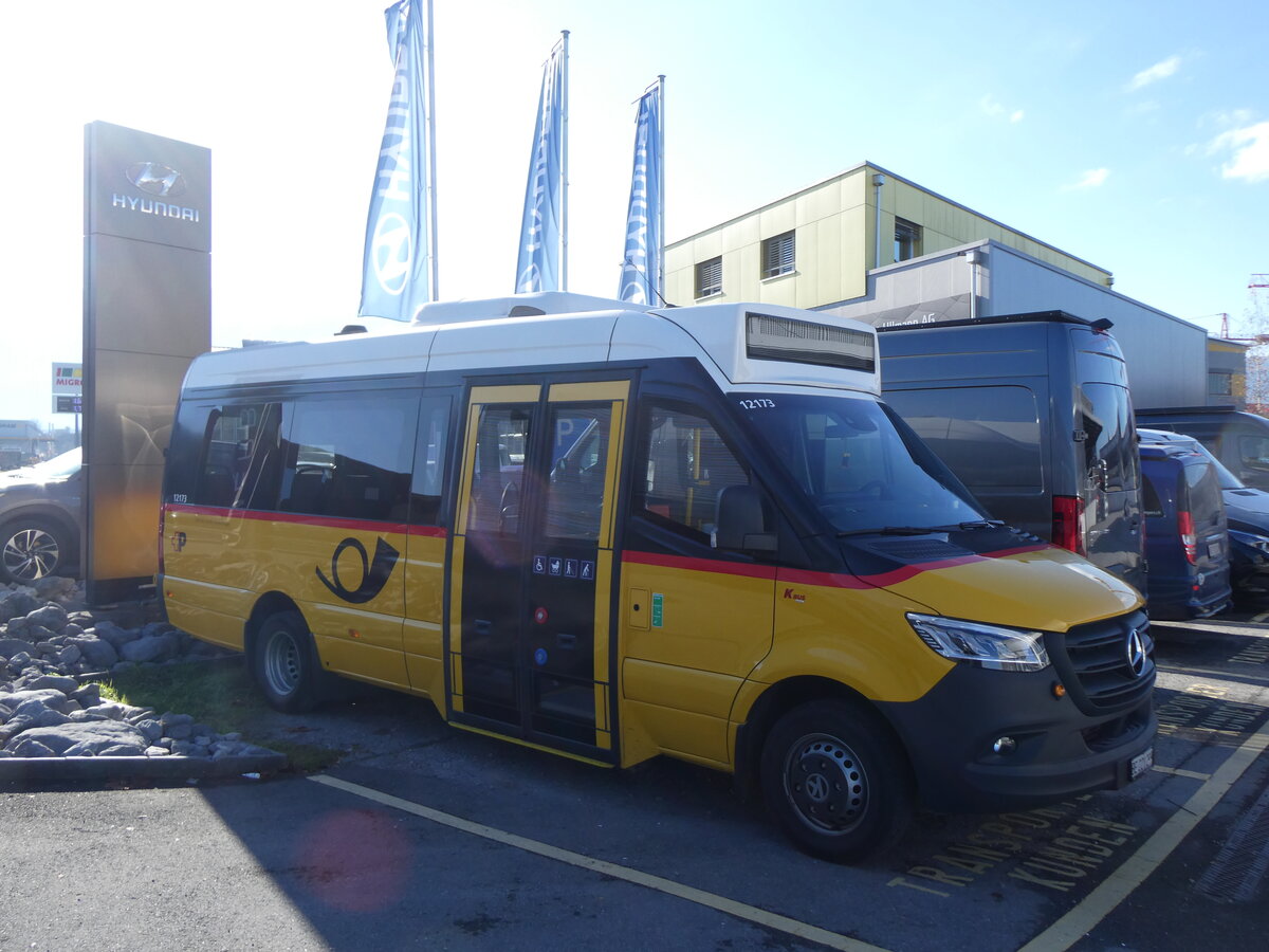 (269'234) - L�thi, Hinterfultigen - BE 221'299/PID 12'173 - Mercedes/K-Bus am 17. November 2024 in Uetendorf, Allmend
