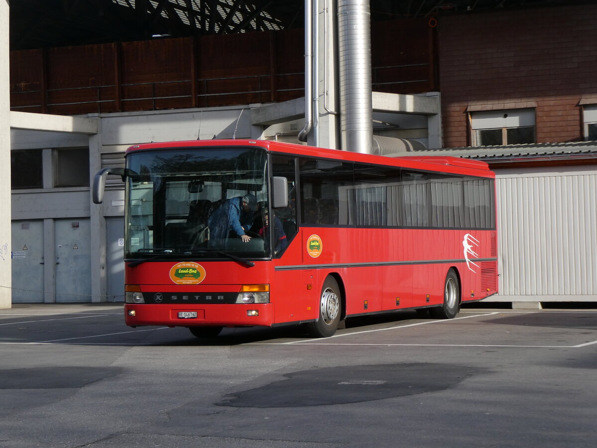 (269'238) - Land-Bus, Wattenwil - BE 146'762 - Setra (ex Gander, Ch�teau-d'Oex; ex TRAVYS Yverdon; ex AFA Adelboden Nr. 5) am 18. November 2024 in Thun, Grabengut