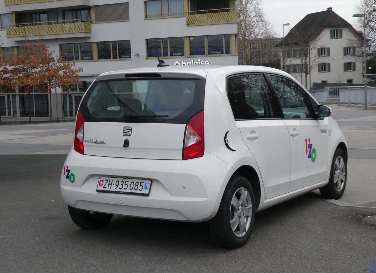 (269'815) - VZO Gr�ningen - Nr. 85/ZH 935'085 - Seat am 12. Dezember 2024 beim Bahnhof Jona