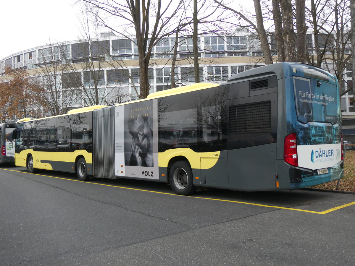 (269'845) - STI Thun - Nr. 163/BE 752'163 - Mercedes am 14. Dezember 2024 bei der Schiffl�ndte Thun