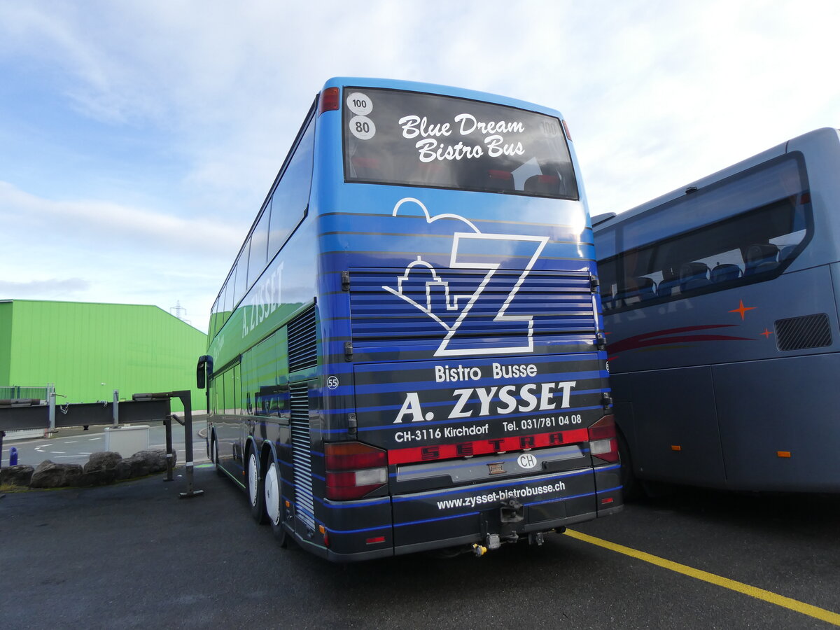 (269'872) - Zysset, Kirchdorf - Nr. 55 - Setra am 15. Dezember 2024 in Kerzers, Interbus