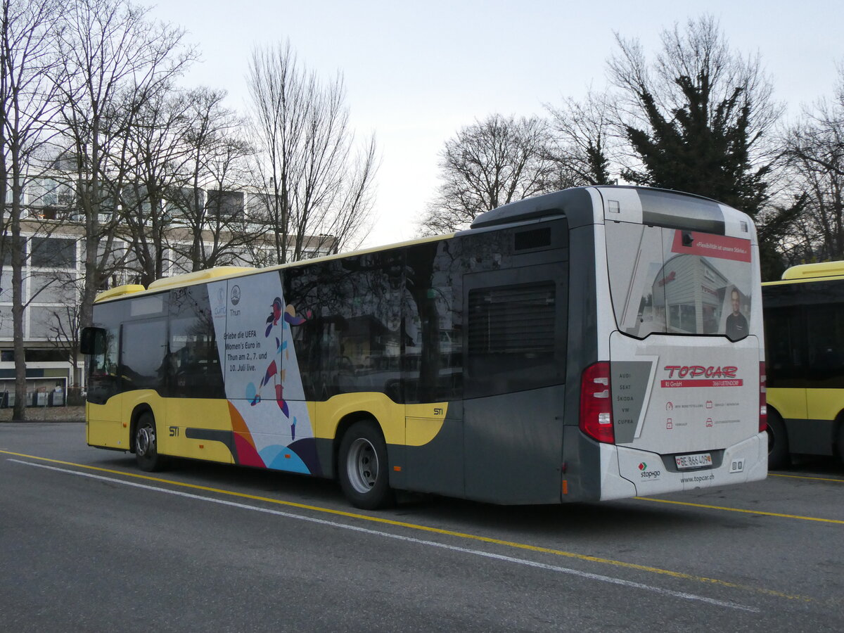 (269'933) - STI Thun - Nr. 409/BE 866'409 - Mercedes am 17. Dezember 2024 bei der Schiffl�ndte Thun