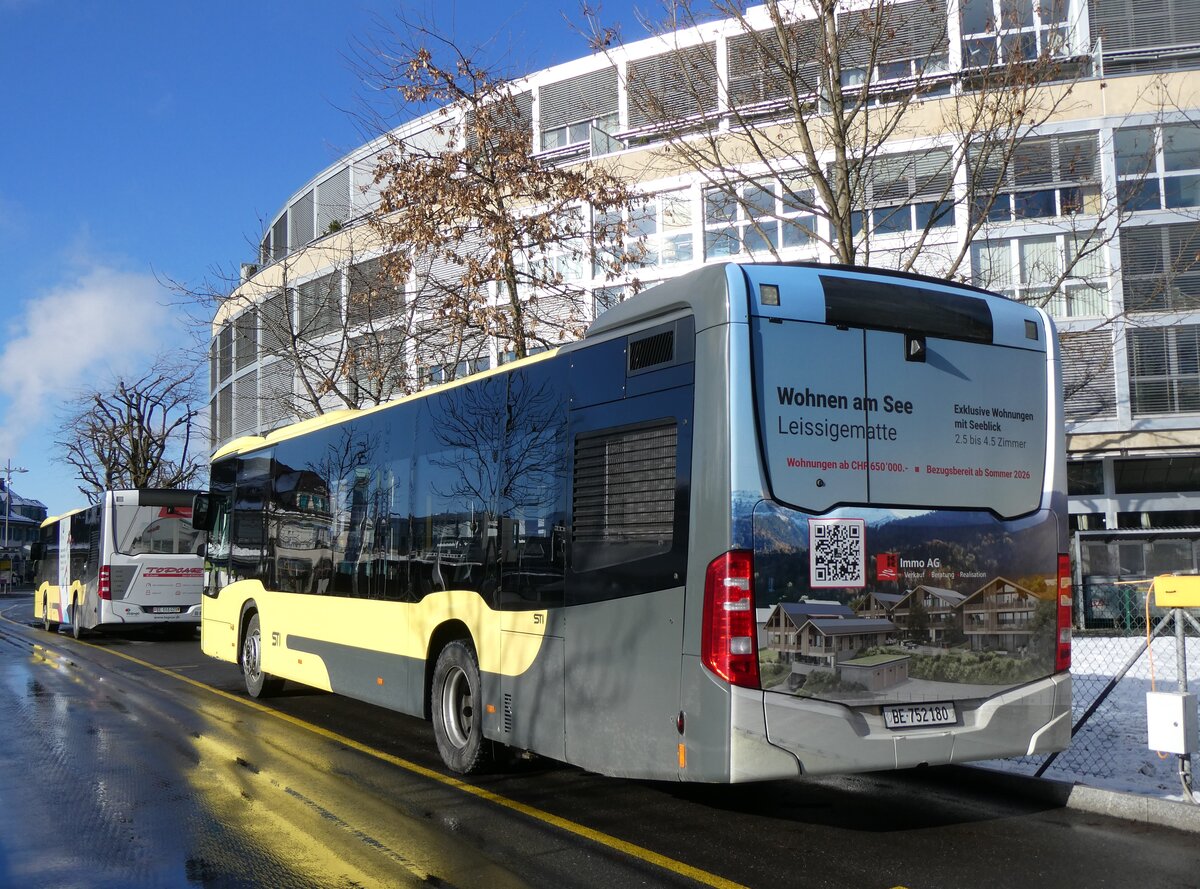 (270'163) - STI Thun - Nr. 180/BE 752'180 - Mercedes am 24. Dezember 2024 bei der Schiffl�ndte Thun