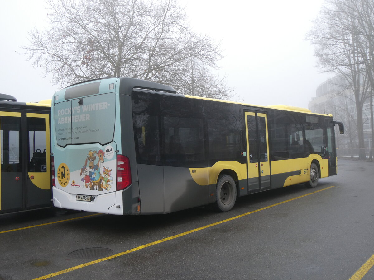 (270'468) - STI Thun - Nr. 501/BE 408'501 - Mercedes am 31. dezember 2024 bei der Schiffl�ndte Thun