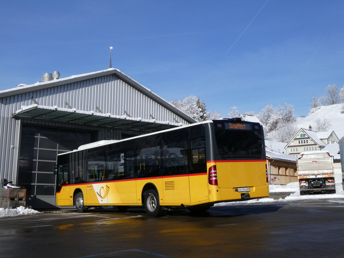 (270'639) - PostAuto Ostschweiz - SG 356'488/PID 5690 - Mercedes (ex Schmidt, Oberb�ren) am 4. Januar 2025 in Nesslau, Altherr