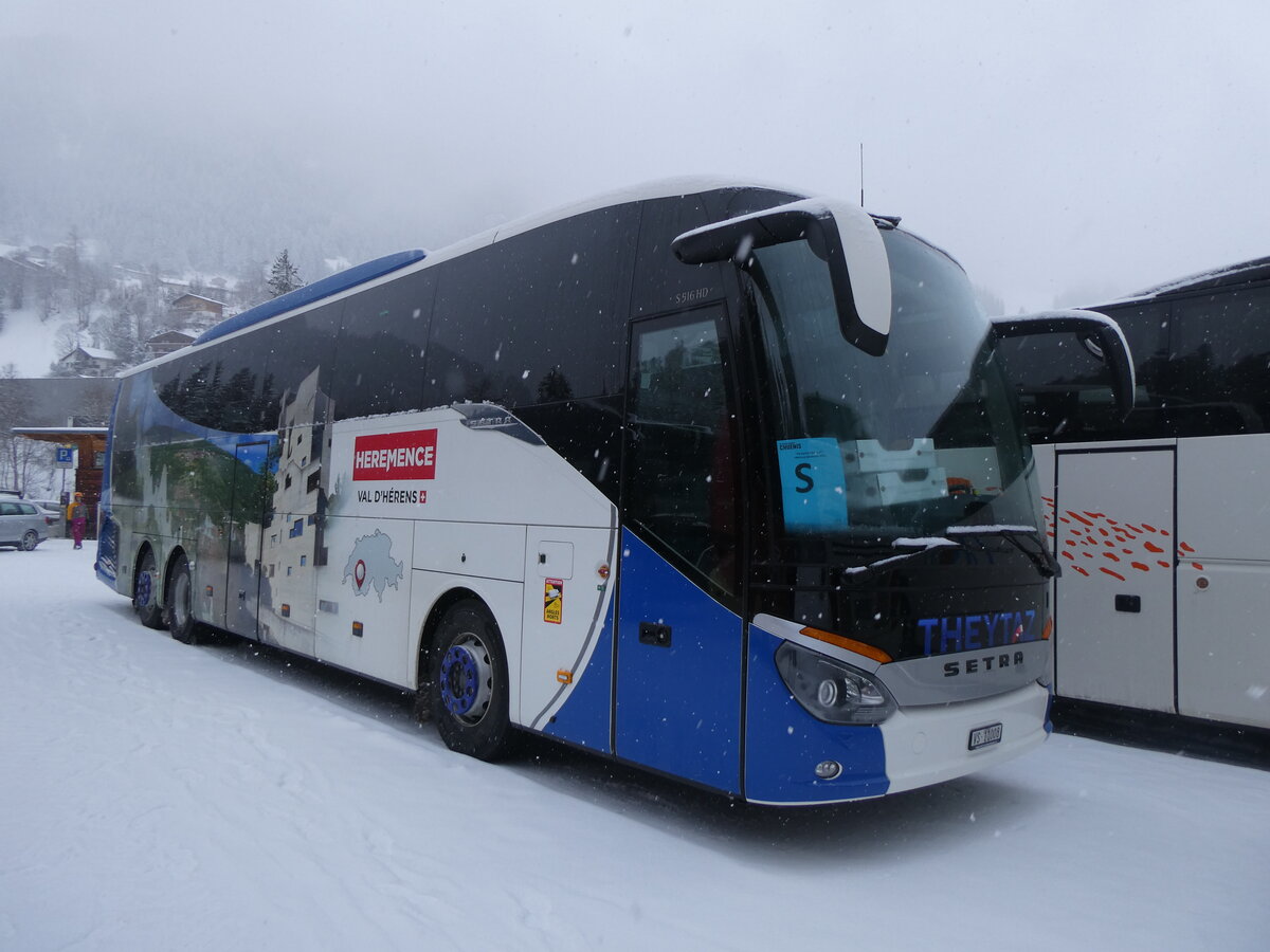 (271'001) - Theytaz, Sion - VS 11'008 - Setra am 11. Januar 2025 in Adelboden, ASB

