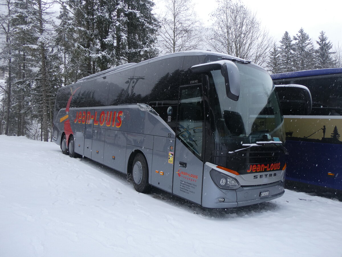 (271'045) - Jean-Louis, F�tigny - Nr. 53/NE 142'435 - Setra am 11. Januar 2025 in Adelboden, ASB