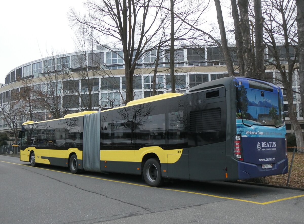 (271'223) - STI Thun - Nr. 717/BE 904'717 - Mercedes am 18. Januar 2025 bei der Schiffl�ndte Thun