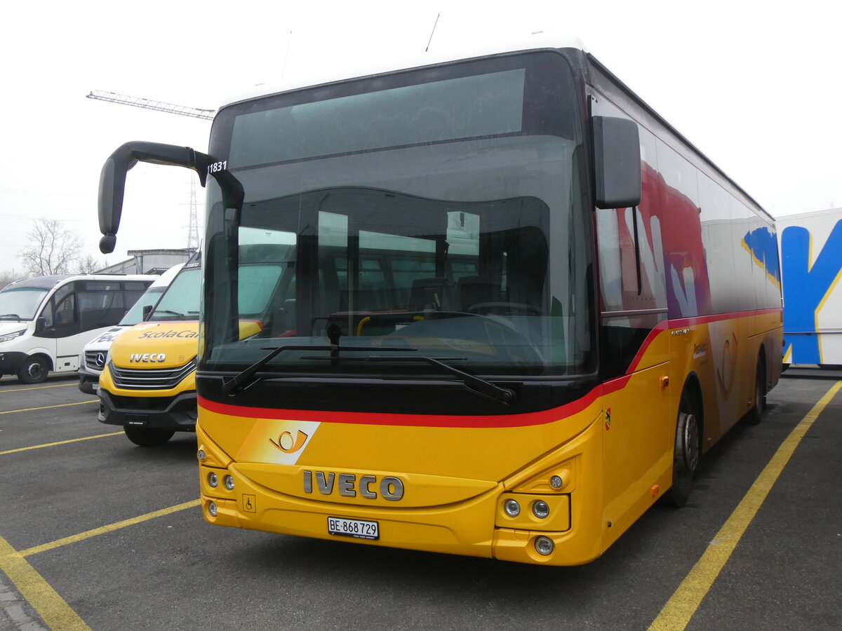 (271'327) - Fl�ck, Brienz - Nr. 29/BE 868'729/PID 11'831 - Iveco am 19. Januar 2025 in Kerzers, Interbus