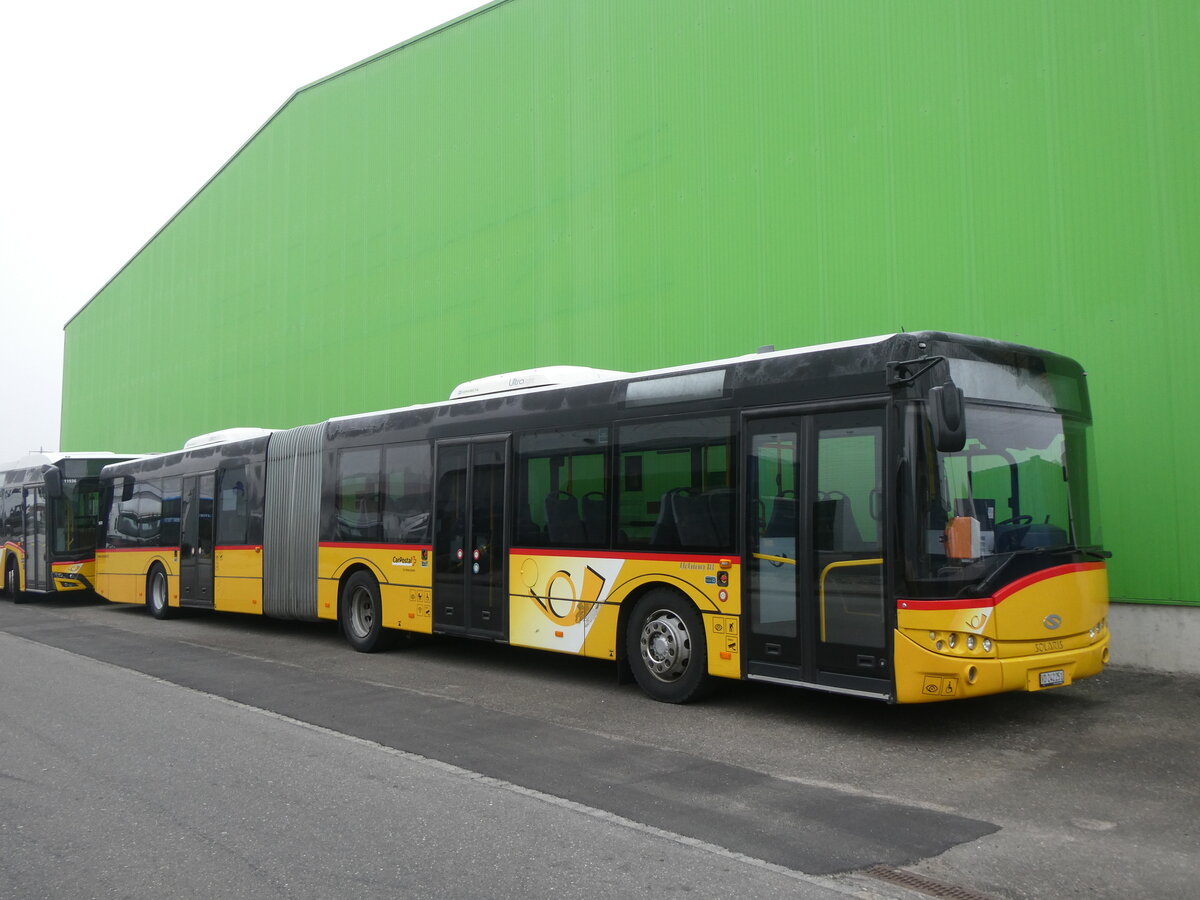 (271'345) - CarPostal Ouest - VD 242'251/PID 10'378 - Solaris (ex TPB, S�deilles) am 19. Januar 2025 in Kerzers, Interbus