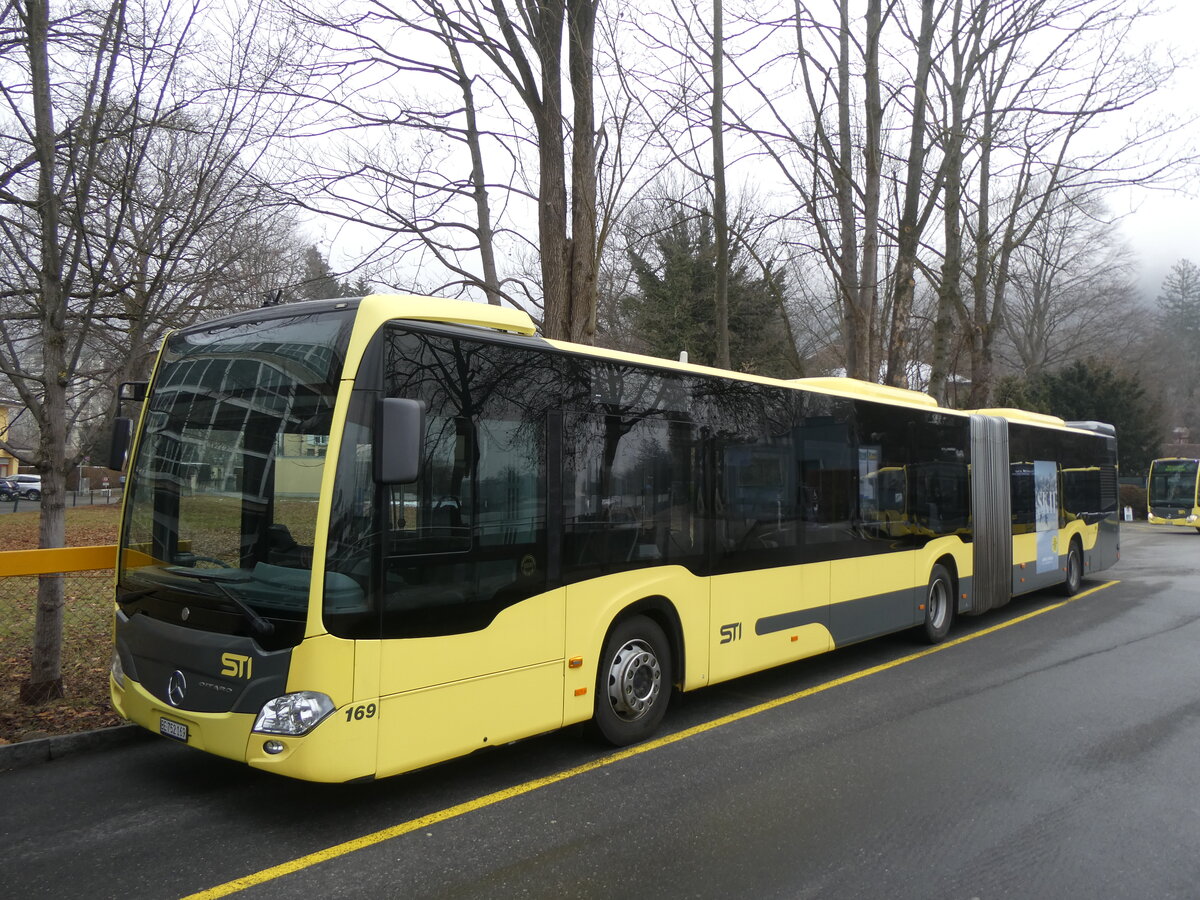 (271'372) - STI Thun - Nr. 169/BE 752'169 - Mercedes am 21. Januar 2025 bei der Schiffl�ndte Thun