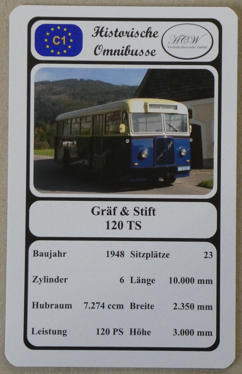 (271'630) - Quartett-Spielkarte mit Gr�f & Stift 120 TS von 1948 am 2. Februar 2025 in Thun
