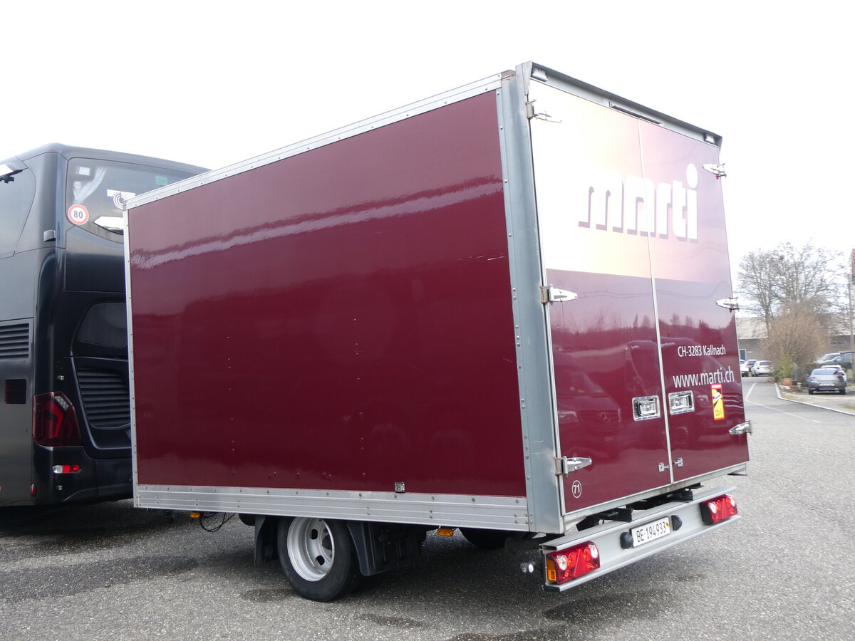 (271'788) - Marti, Kallnach - Nr. 71/BE 194'933 - Harbeck Gep�ckanh�nger am 8. Februar 2025 in Kallnach, Car-Terminal