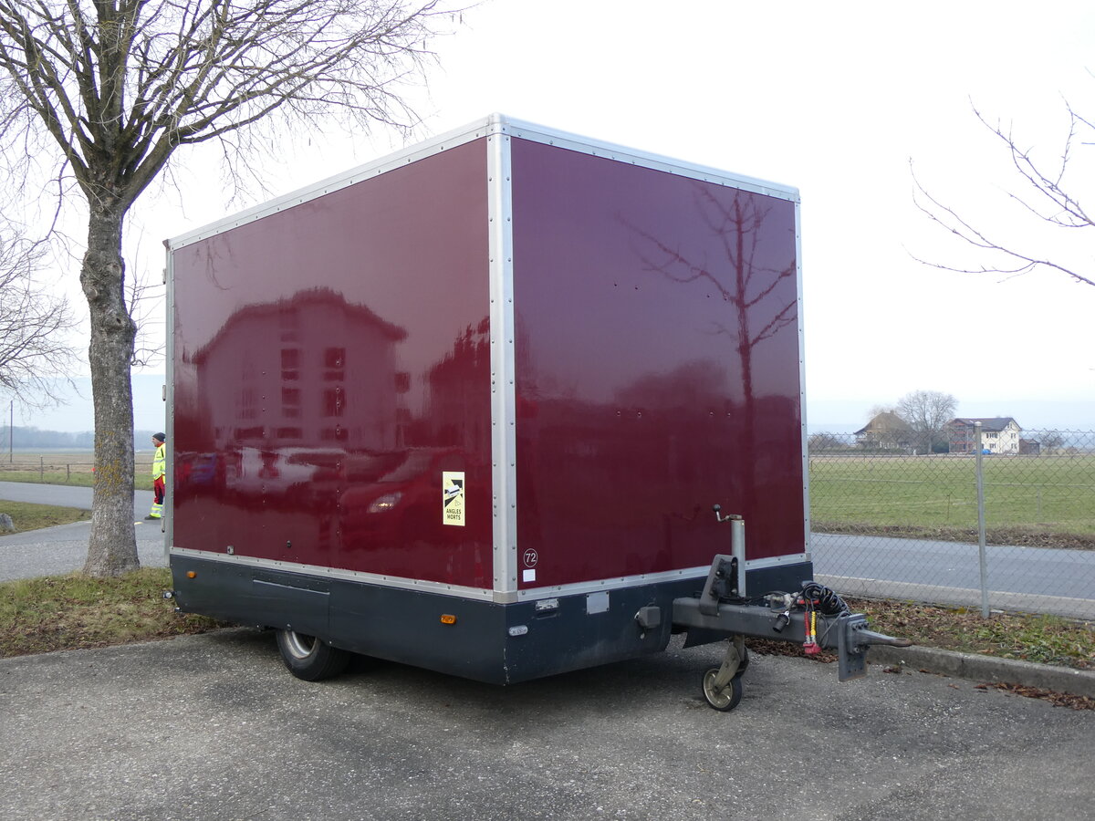 (271'792) - Marti, Kallnach - Nr. 72/BE 199'777 - Harbeck Gep�ckanh�nger am 8. Februar 2025 in Kallnach, Car-Terminal