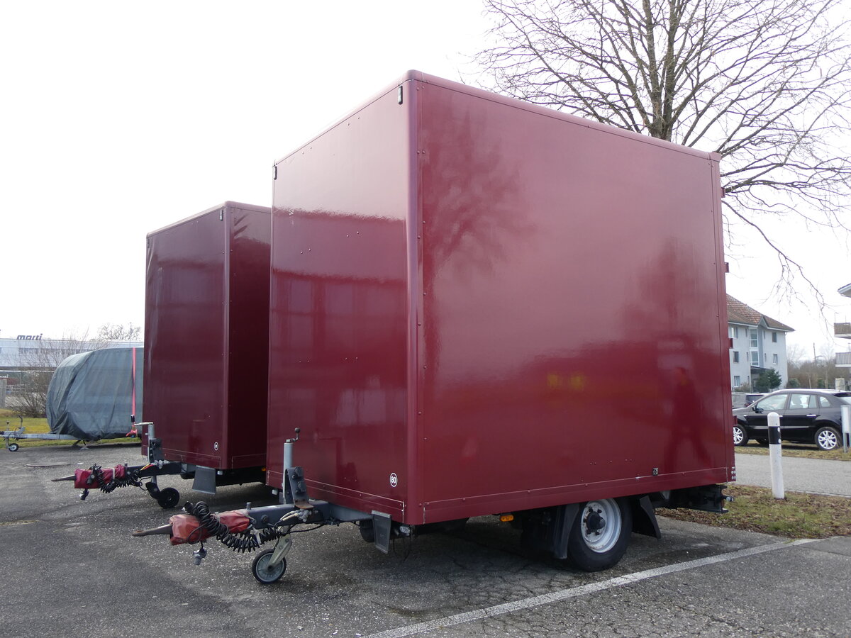 (271'794) - Marti, Kallnach - Nr. 80/BE 589'144 - Harbeck Gep�ckanh�nger am 8. Februar 2025 in Kallnach, Car-Terminal 