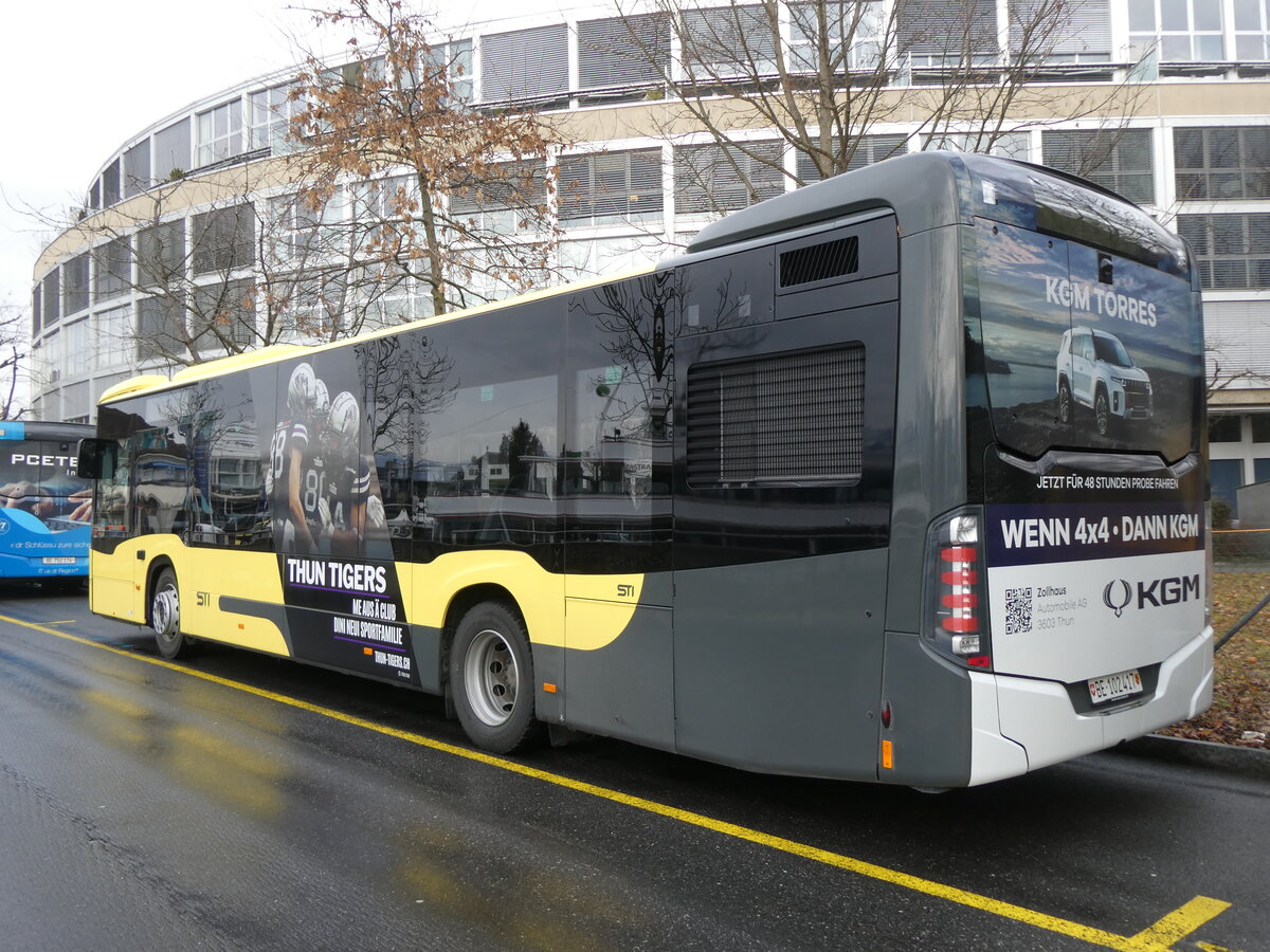 (271'833) - STI Thun - Nr. 417/BE 102'417 - Mercedes am 11. Februar 2025 bei der Schiffl�ndte Thun