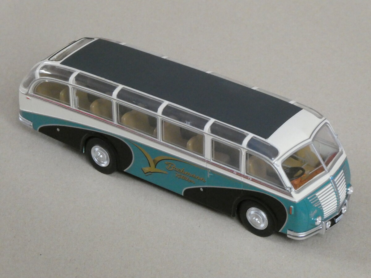 (271'871) - Bachmann, K�lliken - AG 96'310 - Saurer/R&J (ex BSF Hochdorf; ex Wenger, Interlaken) am 13. Februar 2025 in Thun (Modell)