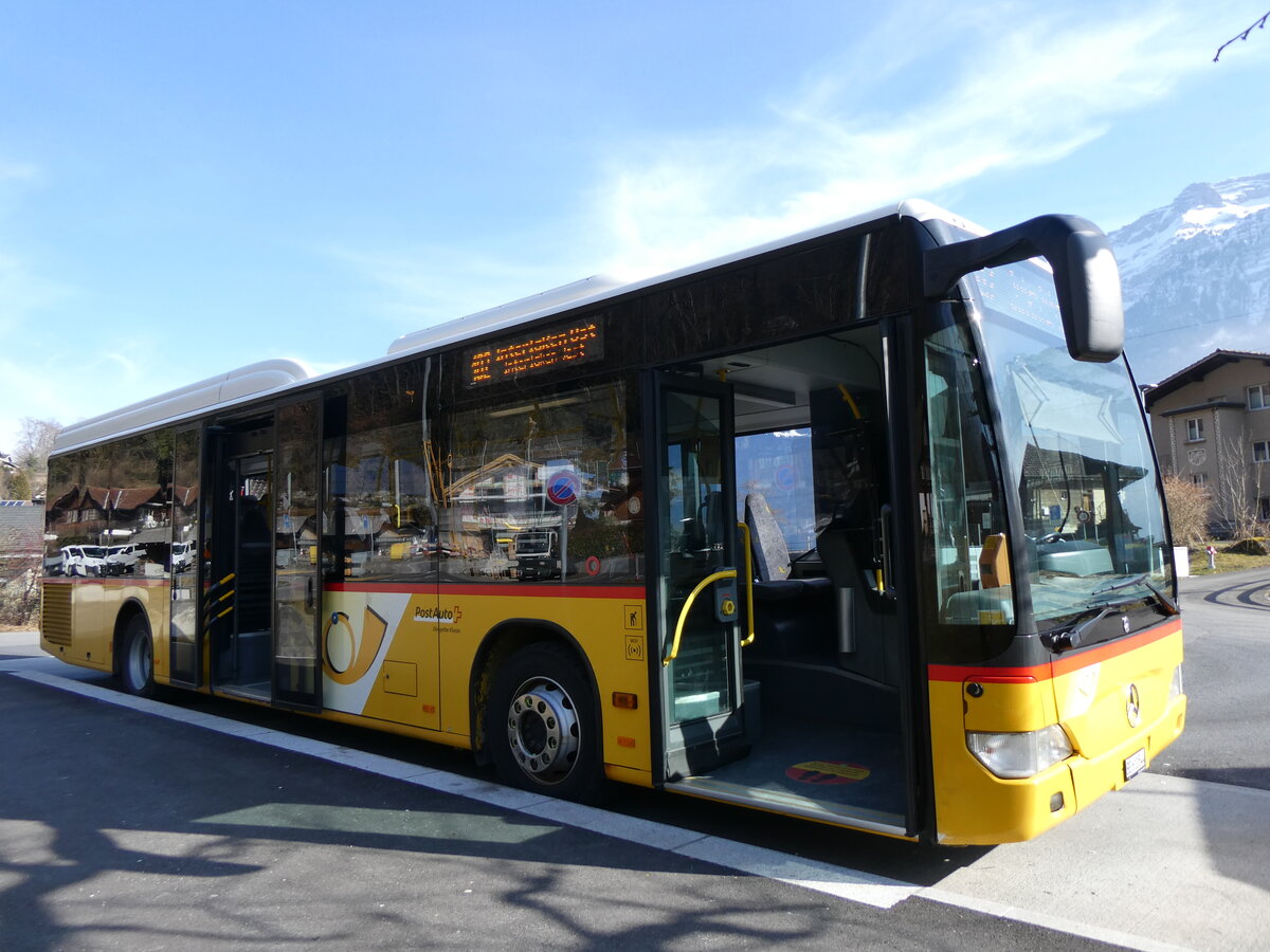 (272'202) - PostAuto Bern - BE 610'544/PID 5417 - Mercedes (ex BE 538'988; ex BE 637'781) am 17. Februar 2025 in Ringgenberg, S�ge