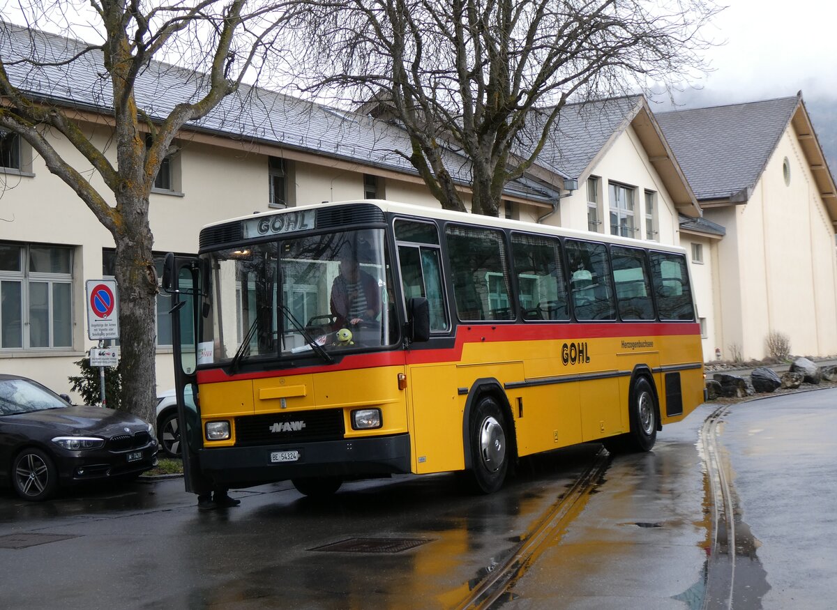 (272'466) - Gohl, Herzogenbuchsee - Nr. 11/BE 54'324 - NAW/Hess (ex Flury, Balm PID 1653; ex Steiner, Altb�ron Nr. 11) am 27. Februar 2025 in Thun, Expo