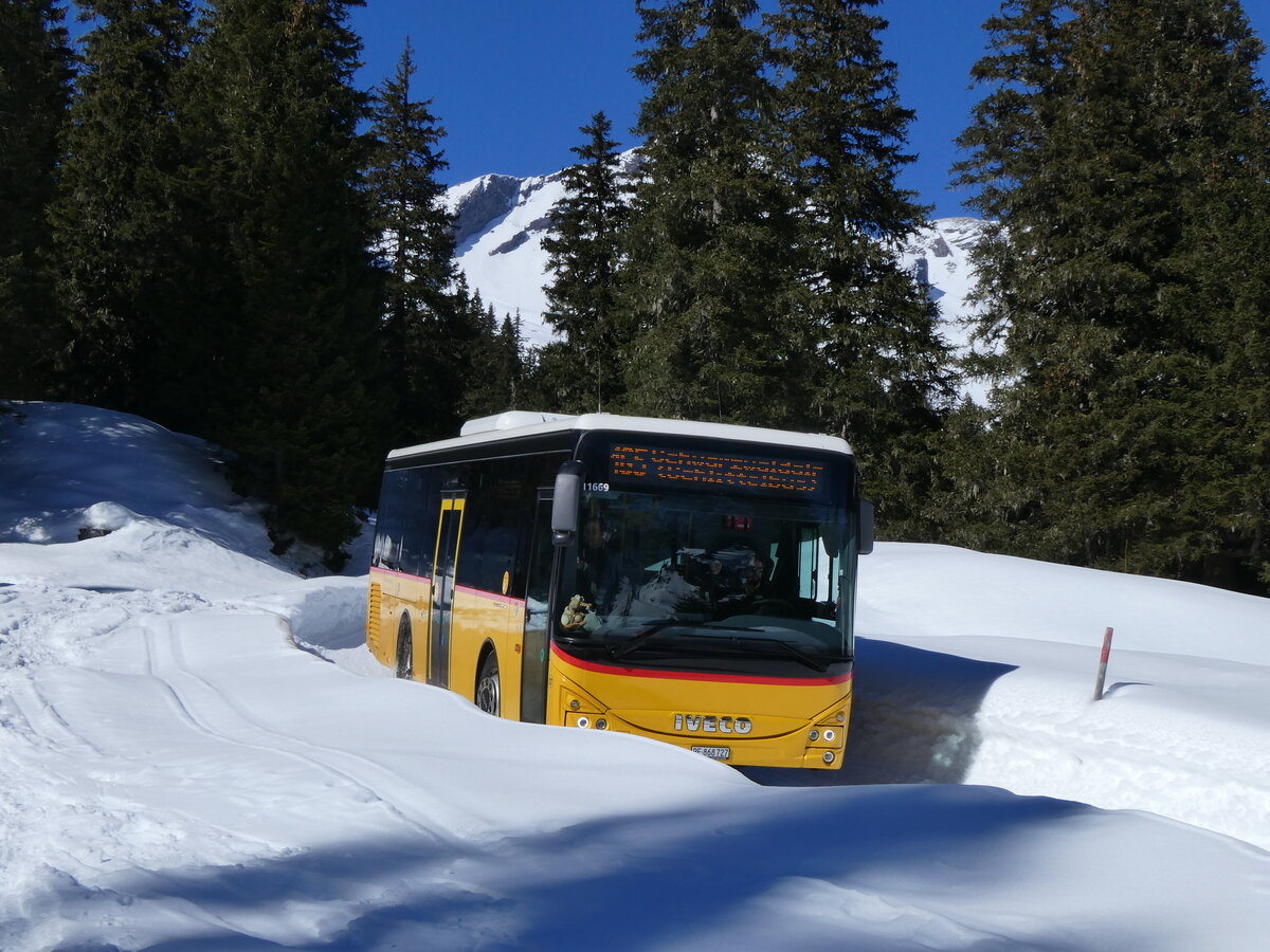 (272'582) - Fl�ck, Brienz - Nr. 27/BE 868'727/PID 11'669 - Iveco am 2. M�rz 2025 bei der Grossen Scheidegg