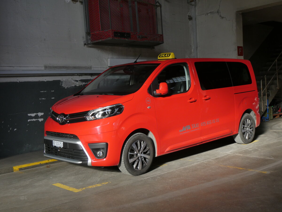 (272'650) - AFA Adelboden - Nr. 192/BE 510'253 - Toyota am 6. M�rz 2025 in Adelboden, Busstation