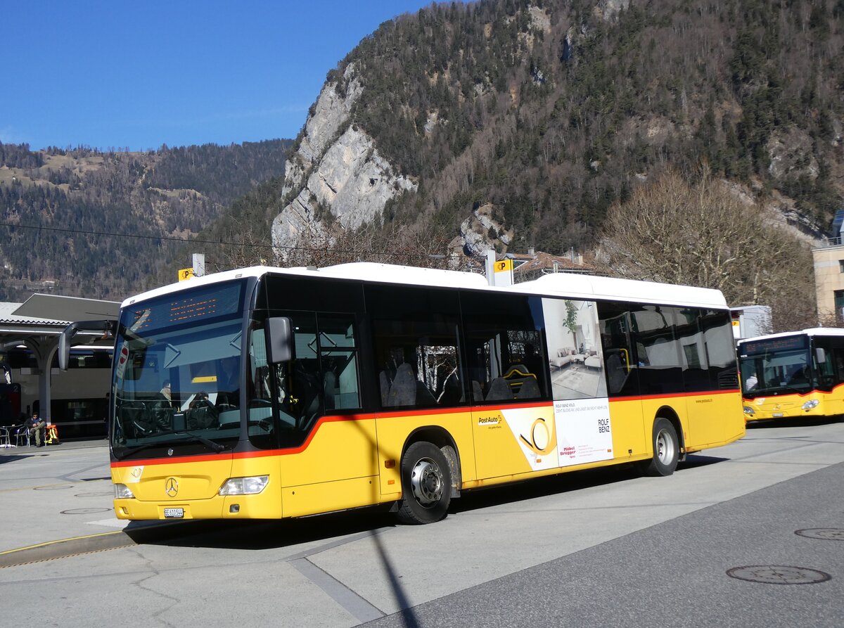 (272'668) - PostAuto Bern - BE 610'544/PID 5417 - Mercedes (ex BE 538'988; ex BE 637'781) am 7. M�rz 2025 beim Bahnhof Interlaken West