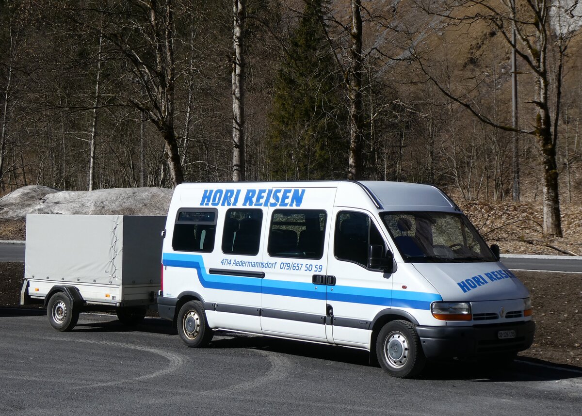 (272'690) - Hori, Aedermannsdorf - SO 126'135 - Renault am 8. M�rz 2025 in Stechelberg, Schilthornbahn