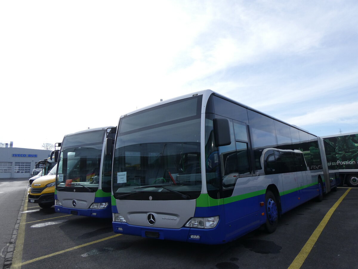 (272'718) - PostAuto Nordschweiz - PID 12'422 - Mercedes (ex TPL Lugano Nr. 406) am 9. M�rz 2025 in Kerzers, Interbus