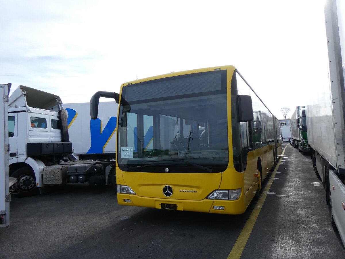 (272'723) - PostAuto Nordschweiz - PID 12'419 - Mercedes (ex AAGL Liestal Nr. 98) am 9. M�rz 2025 in Kerzers, Interbus