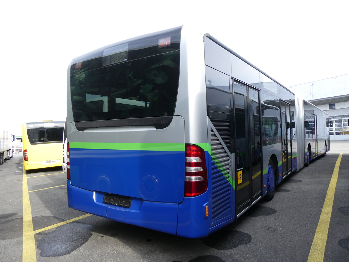 (272'726) - PostAuto Nordschweiz - PID 12'422 - Mercedes (ex TPL Lugano Nr. 406) am 9. M�rz 2025 in Kerzers, Interbus