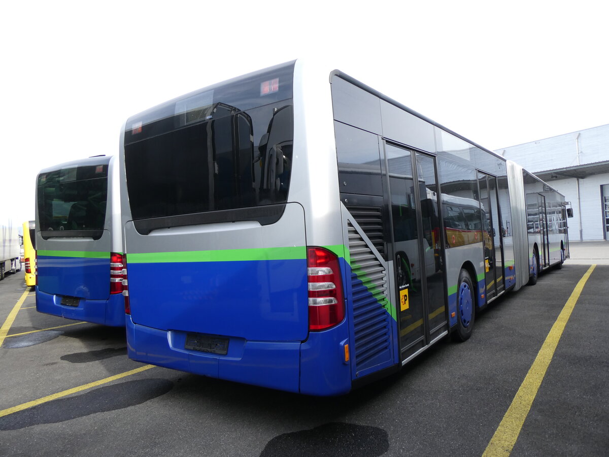 (272'727) - PostAuto Nordschweiz - PID 12'421 - Mercedes (ex TPL Lugano Nr. 405) am 9. M�rz 2025 in Kerzers, Interbus