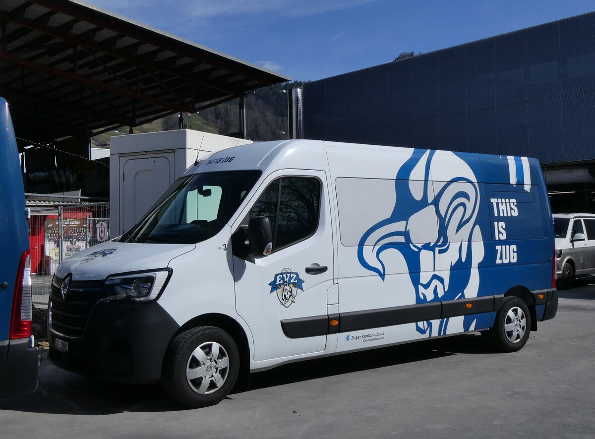 (272'743) - EVZ Zug - Nr. 3/ZG 27'862 - Renault am 9. M�rz 2025 in Thun, Grabengut