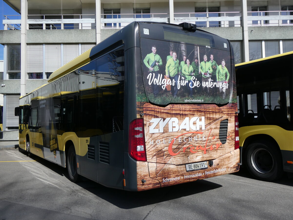 (272'748) - STI Thun - Nr. 191/BE 804'191 - Mercedes am 9. M�rz 2025 in Thun, Garage