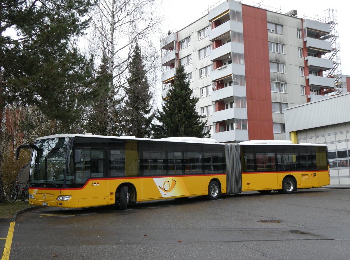 (272'749) - PostAuto Bern - Nr. 5550/BE 734'632/PID 5550 - Mercedes (ex Nr. 632) am 10. M�rz 2025 in Thun, Garage STI