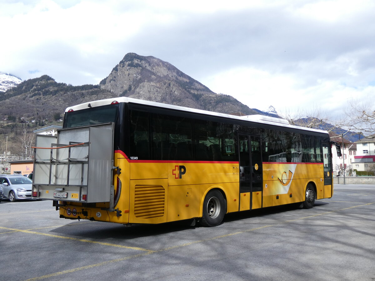 (272'808) - PostAuto Wallis - VS 441'407/PID 10'349 - Iveco am 11. M�rz 2025 in Brig, Garage