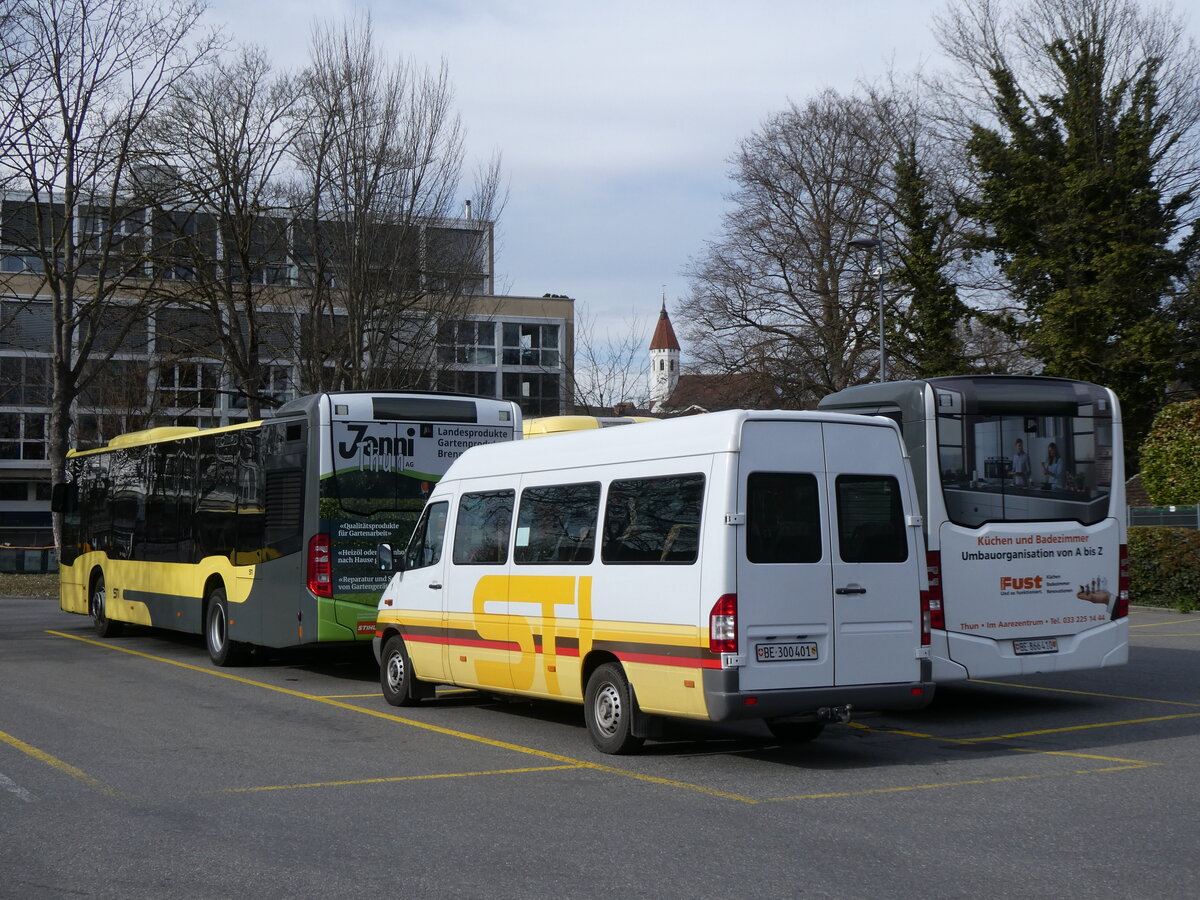 (272'820) - STI Thun - Nr. 1/BE 300'401 - Mercedes am 11. M�rz 2025 bei der Schiffl�ndte Thun