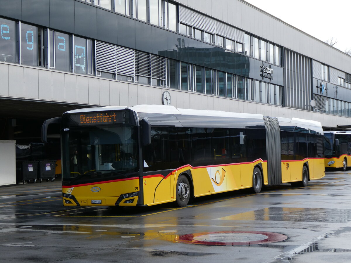 (272'824) - Steiner, Ortschwaben - Nr. 21/BE 344'334/PID 11'206 - Solaris am 13. M�rz 2025 in Bern, Postautostation