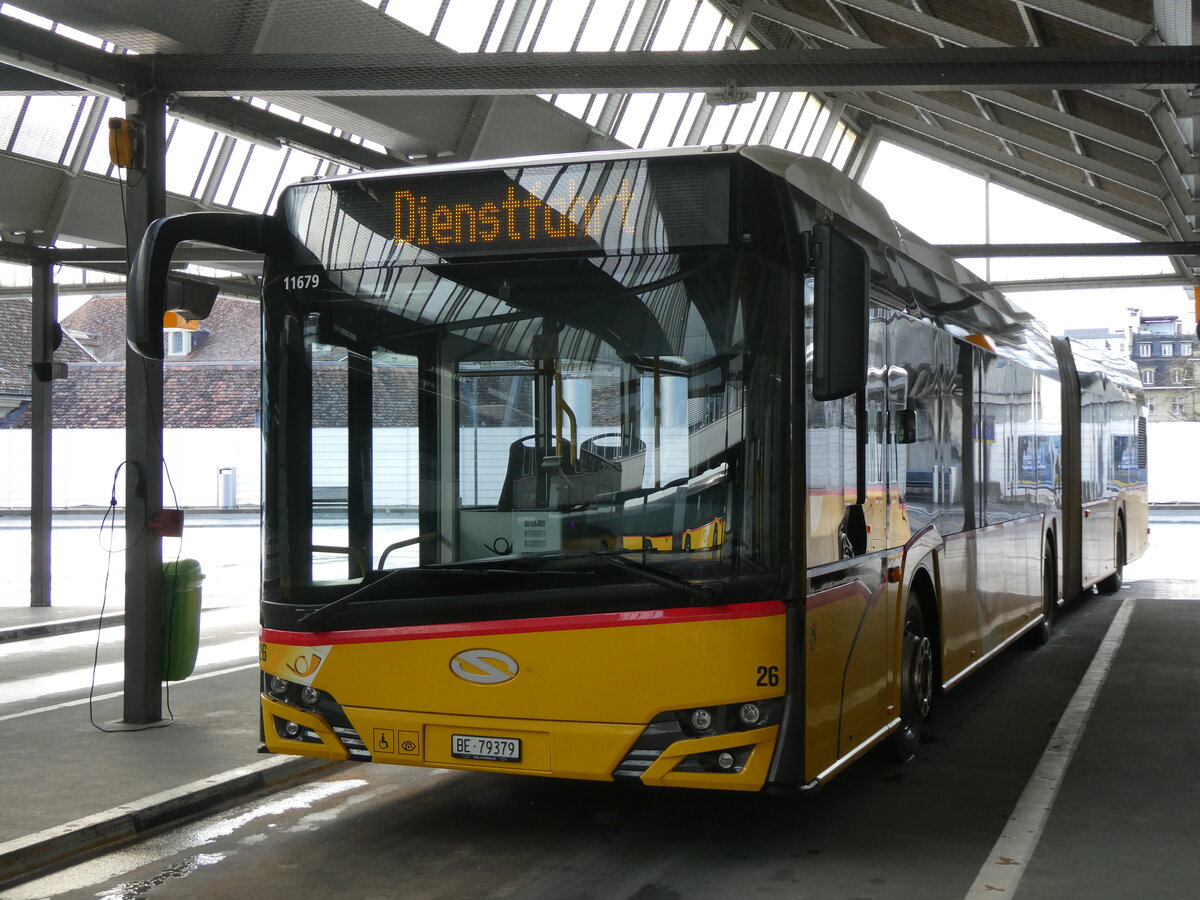 (272'826) - Steiner, Ortschwaben - Nr. 26/BE 79'379/PID 11'679 - Solaris am 13. M�rz 2025 in Bern, Postautostation
