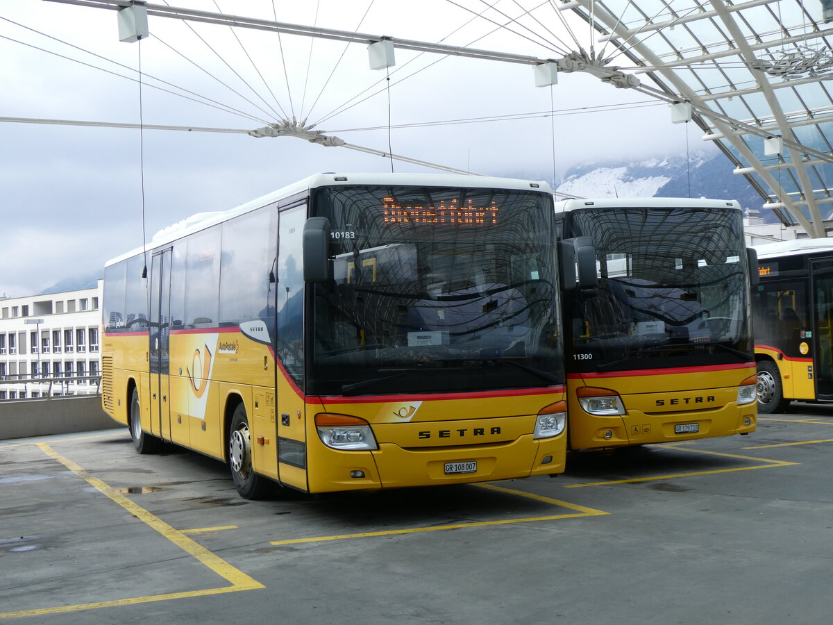 (272'907) - TpM, Mesocco - Nr. 7/GR 108'008/PID 10'183 - Setra am 14. M�rz 2025 in Chur, Postautostation