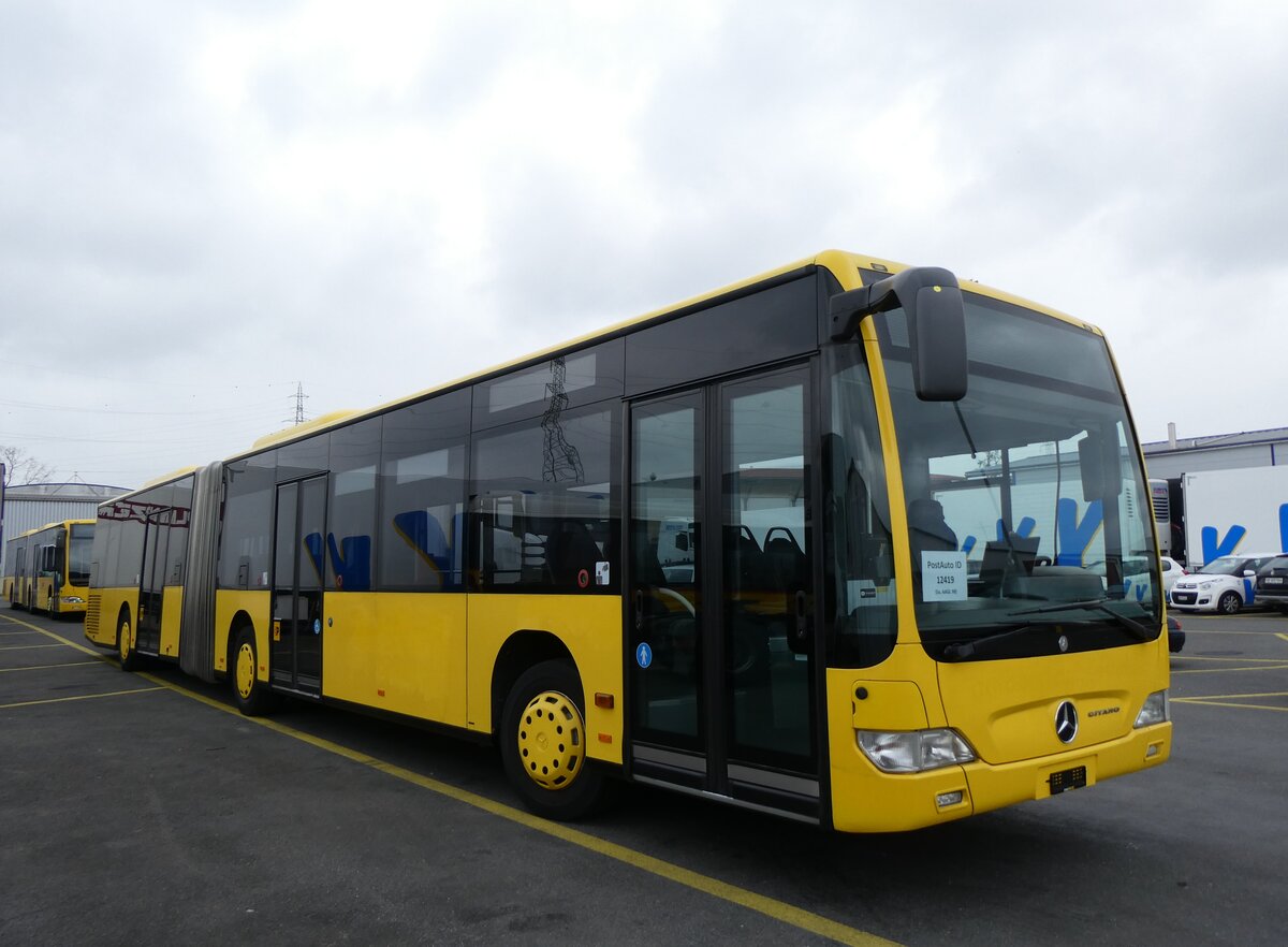 (273'021) - PostAuto Nordschweiz - PID 12'419 - Mercedes (ex AAGL Liestal Nr. 98) am 15. M�rz 2025 in Kerzers, Interbus