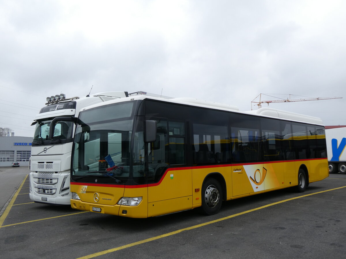 (273'030) - CarPosta Ouest - VD 239'731/PID 5719 - Mercedes (ex Faucherre, Moudon) am 15. M�rz 2025 in Kerzers, Interbus