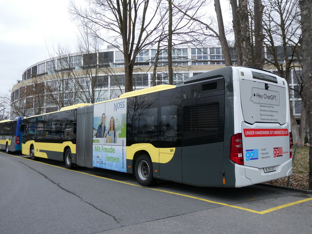 (273'044) - STI Thun - Nr. 182/BE 804'182 - Mercedes am 17. M�rz 2025 bei der Schiffl�ndte Thun
