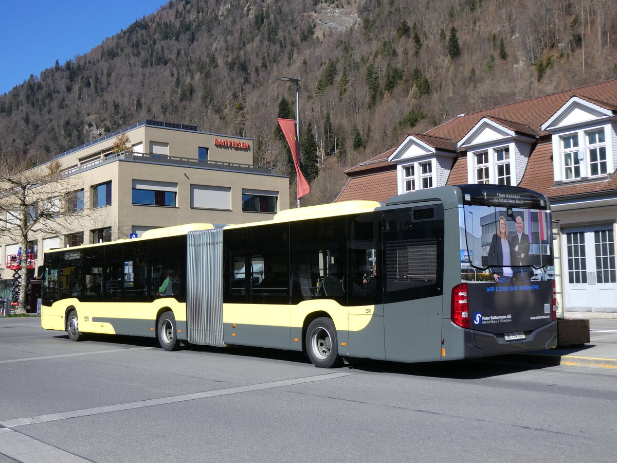 (273'091) - STI Thun - Nr. 703/BE 754'703 - Mercedes am 20. M�rz 2025 beim Bahnhof Interlaken Ost