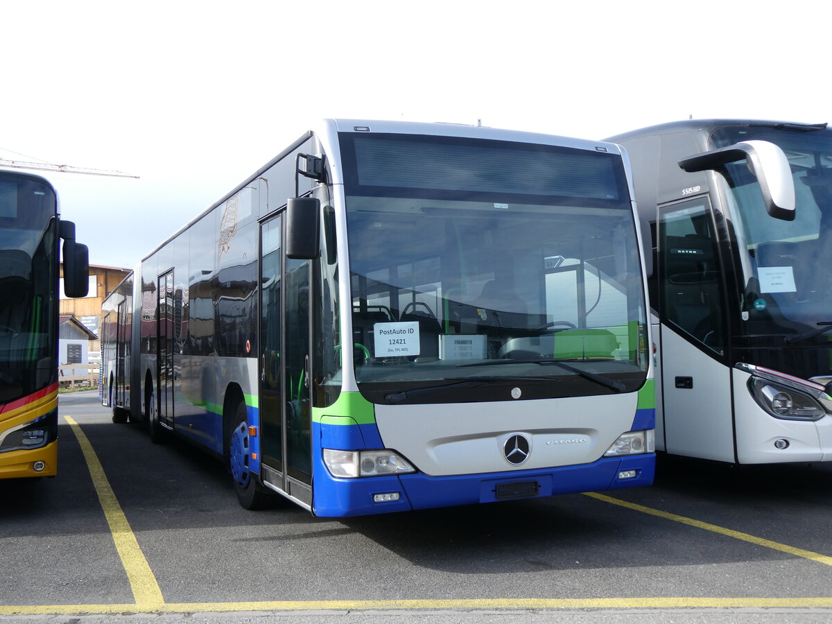 (273'125) - PostAuto Nordschweiz - PID 12'421 - Mercedes (ex TPL Lugano Nr. 405) am 22. M�rz 2025 in Kerzers, Interbus