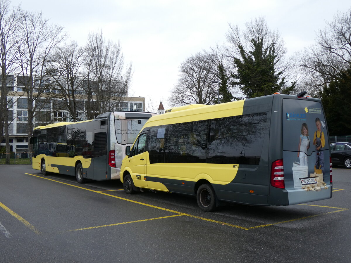 (273'184) - STI Thun - Nr. 4/BE 841'004 - Mercedes am 25. M�rz 2025 bei der Schiffl�ndte Thun