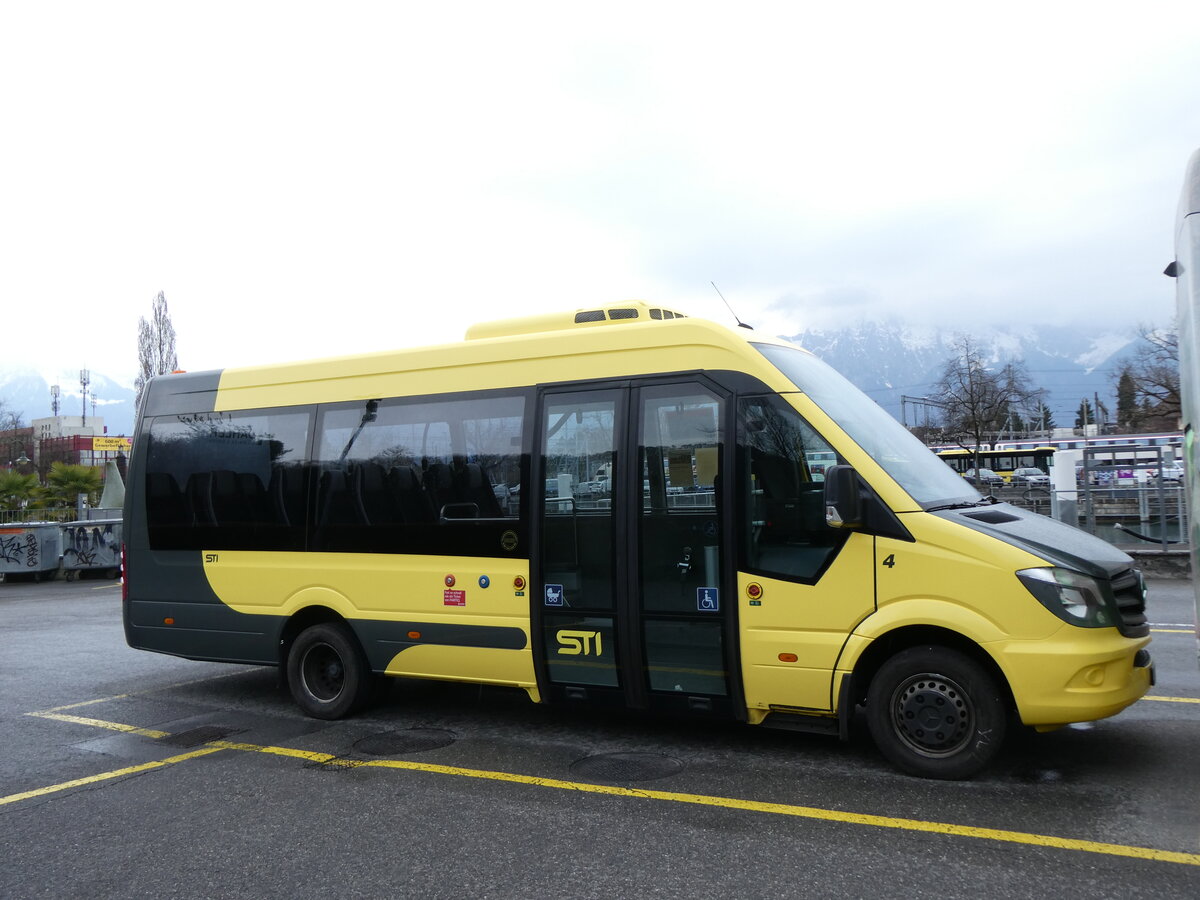 (273'185) - STI Thun - Nr. 4/BE 841'004 - Mercedes am 25. M�rz 2025 bei der Schiffl�ndte Thun
