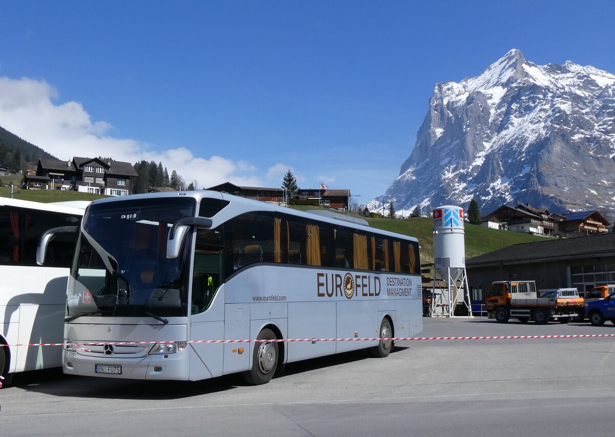 (273'291) - Eurofeld, Kilchberg - RNI FU75 - Mercedes am 28. M�rz 2025 in Grindelwald, Grund (polnisches Kennzeichen)